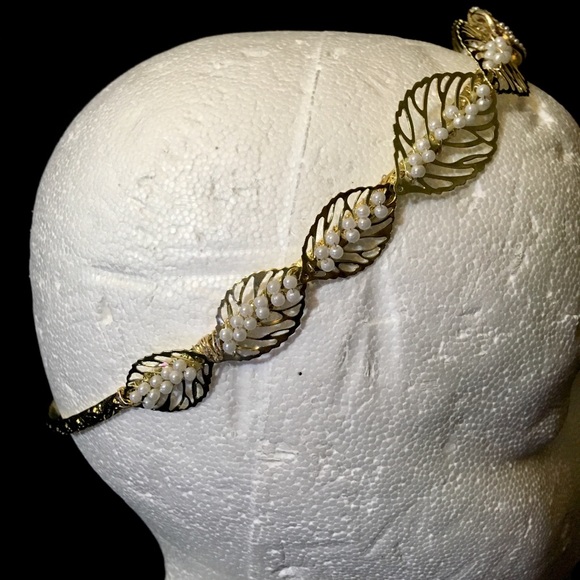 Custom made gold tiara - Picture 3 of 7